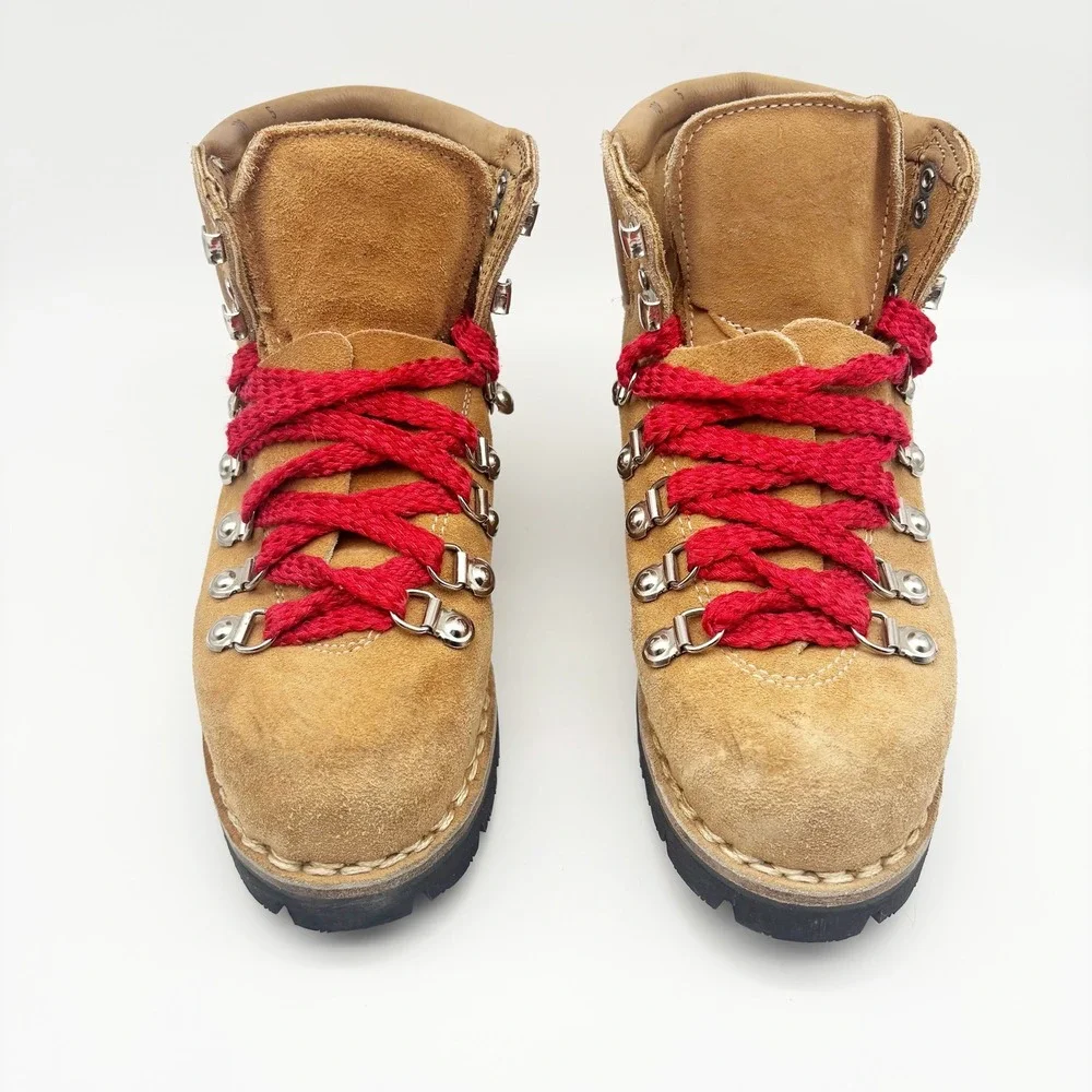 Kinney Shoes Vintage Colorado Brown Suede Italian Hiking Boots Size 5